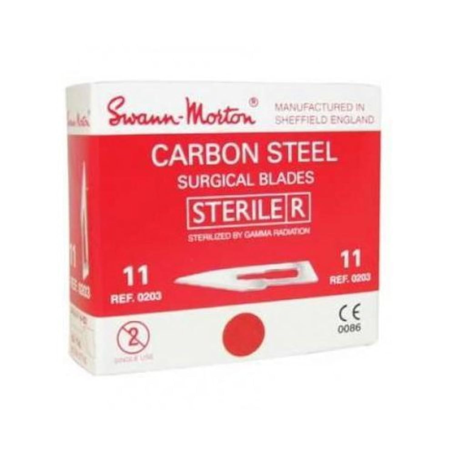 Carbon Sterile Surgical Blades No.11 Pack of 100 (Ideal for Hijama/Cupping) …