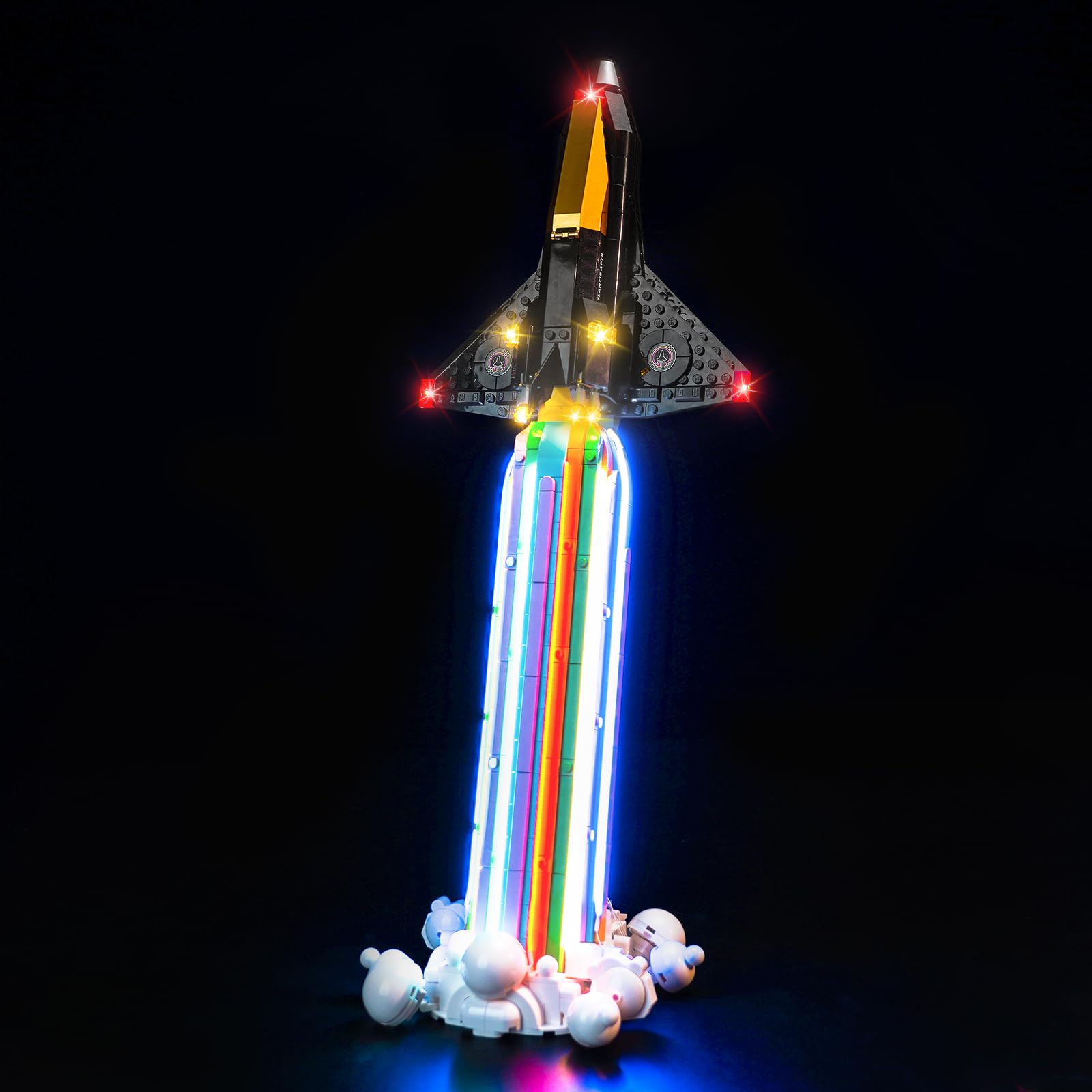 LocoLee Led Light Set Compatible with Lego Over The Moon Led Decoration Lighting Kit Compatible with Lego 10391 Icons Building Blocks Model,Only Lights Set,No Model — image 1