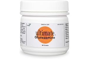 Ultimate Glucosamine Vegan Aids Joint Repair, Mobility & Comfort, Long Term Joint Maintenance, 60g, 30 Servings (Vegan)