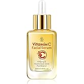 Vitamin C Facial Serum with Vitamin E, Hyaluronic Acid & Panthenol, Brightening & Hydrating Anti-Aging Serum for Glowing Skin, Daily Skincare Essence, Gentle & Lightweight, Great Value 50ml/1.69fl.oz