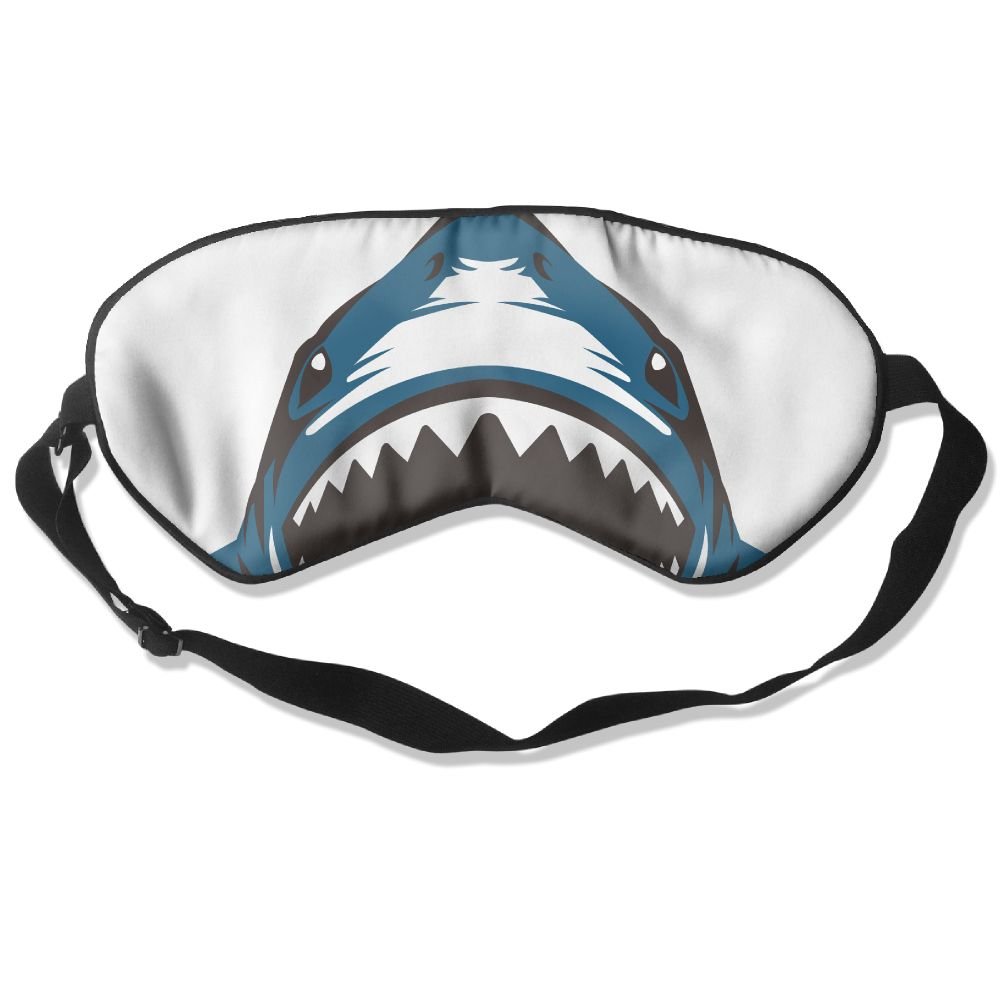 WUGOU Sleep Eye Mask Shark Lightweight Soft Blindfold Adjustable Head Strap Eyeshade Travel Eyepatch