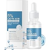 5% Lactic Acid Serum for Face, with Collagen Extract, Exfoliating Serum for Women and Men, Hydrating Facial Essence for All S