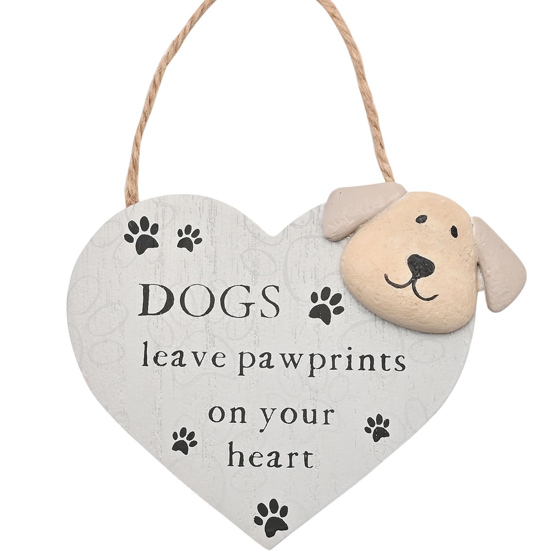 Widdop and Co Dog Hanging Memorial Plaque Best of Breed 3D Pebble, Ornament, Christmas Idea