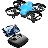 Potensic ドローン 高度保持 HD空撮カメラ WiFiリアタイム ヘッドレスモード 2.4GHz 4CH 6軸ジャイロ マルチコプター 日本語説明書付き 国内認証済み A20W ブルー