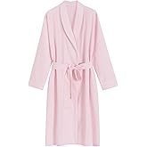 Latuza Women's Seersucker Robe Cotton Bathrobe with Pockets