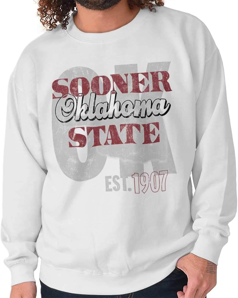 oklahoma sooners crewneck sweatshirt