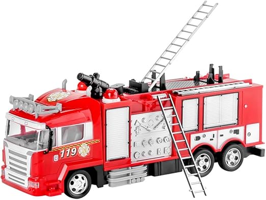 remote control fire truck that sprays water