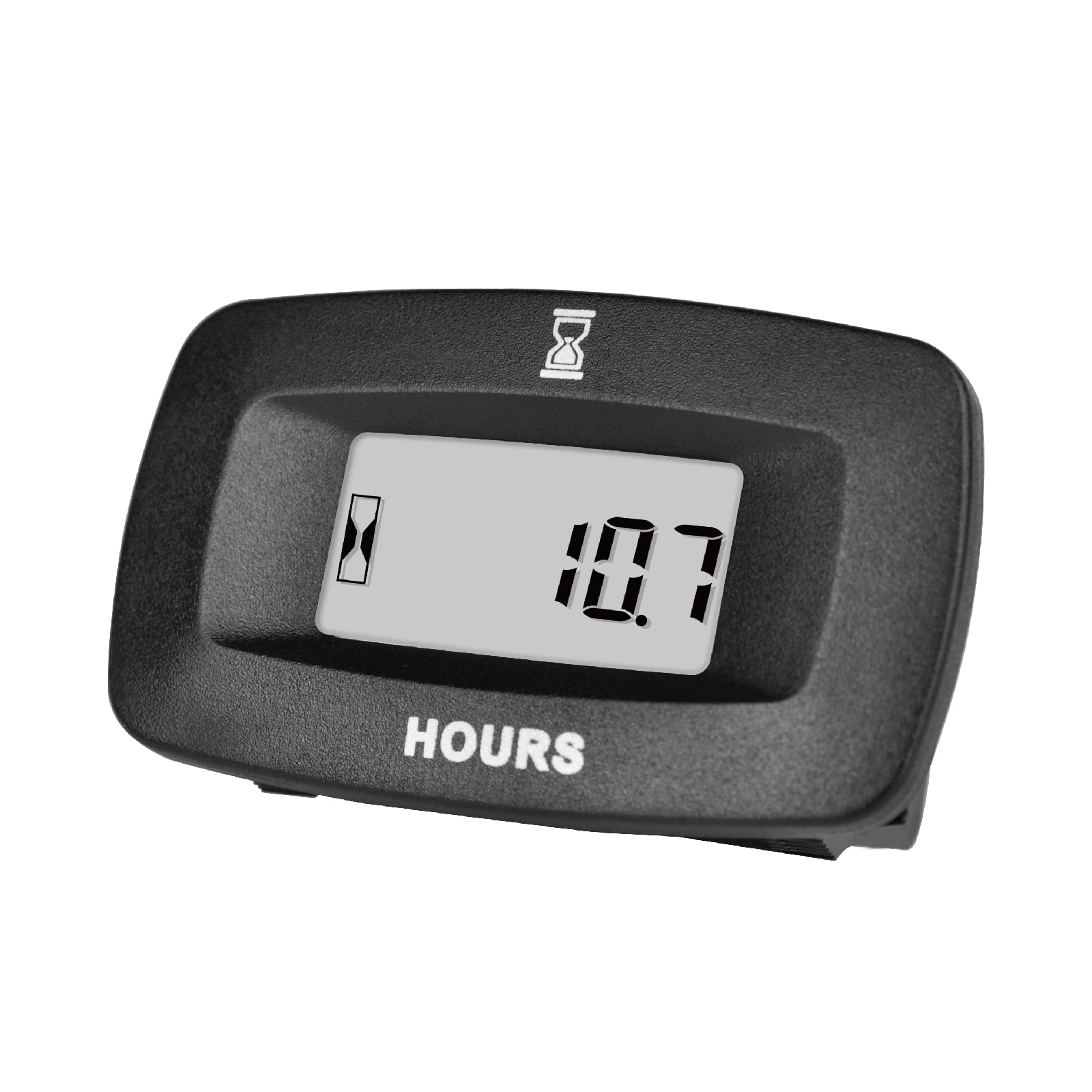 HonorMeet Digital DC 5V to 60V Hobbis Hour Meter for Lawn Mower,Maintenance Running Hours Counter,Works on Lawn Mower Tractor Golf Cart Go-kart Forklift Electric Car RV Motorhome(With Connector)