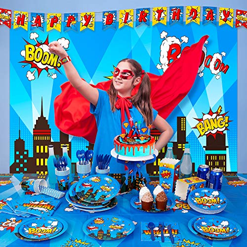 Decorlife Superhero Party Supplies and Favors Kit for Boys, Complete