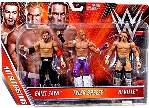 Wrestling Nxt Super Triple Threat Exclusive Pack - Sami Zayn Neville Tyler Breeze