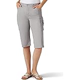 lee relaxed fit capris elastic waist
