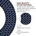BULESK Lightning Cable 3Pack 10FT Nylon Braided Certified iPhone Cable USB Cord Charging Charger for Apple iPhone X, 8, 7 Plus, 6, 6s, 6+, 5, 5c, 5s, SE, iPad, iPod Nano, iPod Touch (BlackBlue)