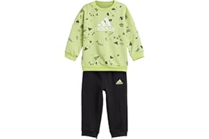 adidas Unisex-Baby Brand Love Crewneck Sweatshirt SetTracksuit