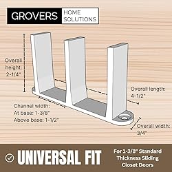 5-Pack Sliding Closet Door Floor Guide Bracket