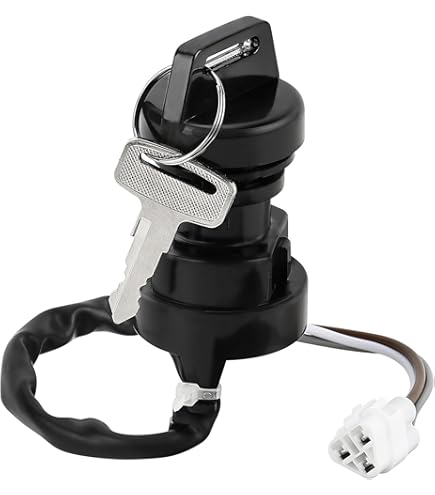 thumbnail image 2 of Ignition Switch With Keys For Kawasaki Brute Force, Prairie, KFX ATVs (2004-2017 Models) 2 of 11