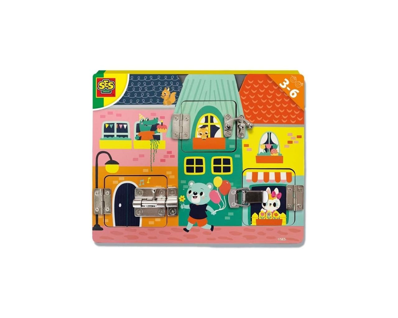SES Creative 14694 - I Learn - Latches Board