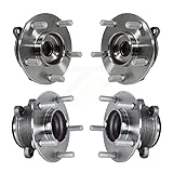 Front Rear Wheel Bearing & Hub Assembly Kit For