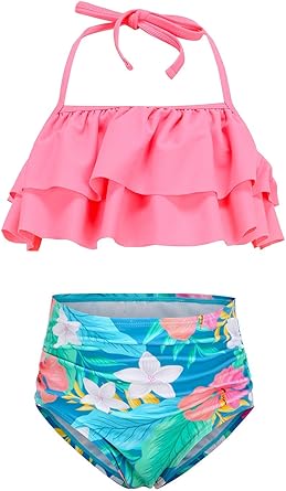 high waisted swimsuits for kids
