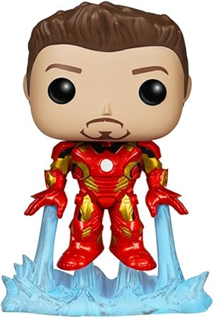 tony stark holding iron man helmet funko pop