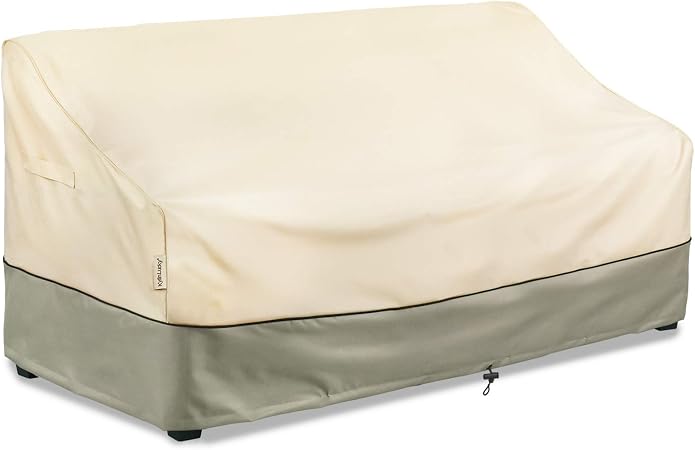 Amazon Com Kylinlucky Outdoor Furniture Cover For 3 Seater Sofa Durable And Water Resistant Fabric Windproof Design Fits Up To 89 X 41 X 30 Inches Large Garden Outdoor