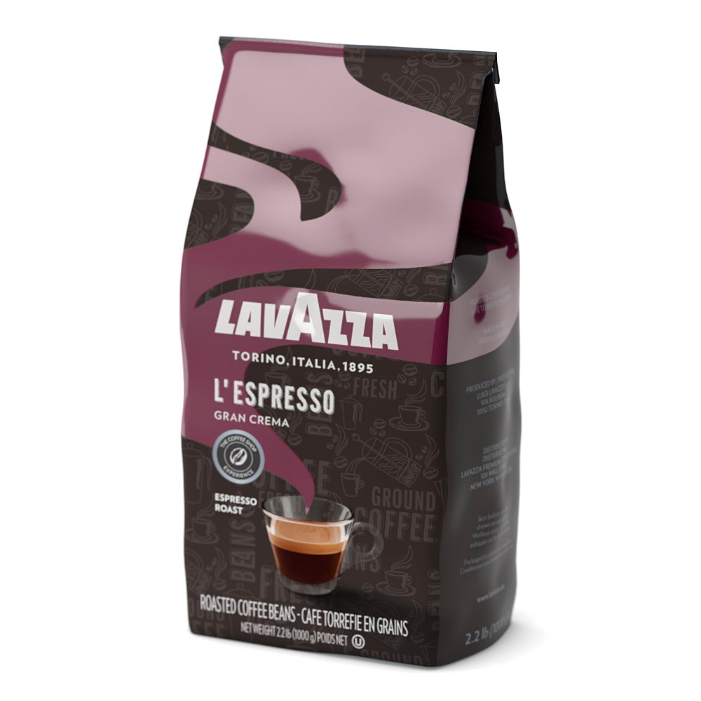Lavazza Gran Crema Whole Bean Coffee Blend, Medium Espresso Roast, 2.2 ...