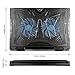 AUKEY Laptop Cooling Pad, Laptop Cooler with 5-Level Height Setting, Adjustable Fan Speed, 2 USB Ports and 2 Fans for Laptop Up to 17