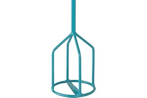 Collomix Joint Compound Mixing Paddle - KR Series 4.7" Mixer Drill Bit with Leveling Compound, Sealant, Epoxy & Tile Cement & HEXAFIX Connection - KR120HF