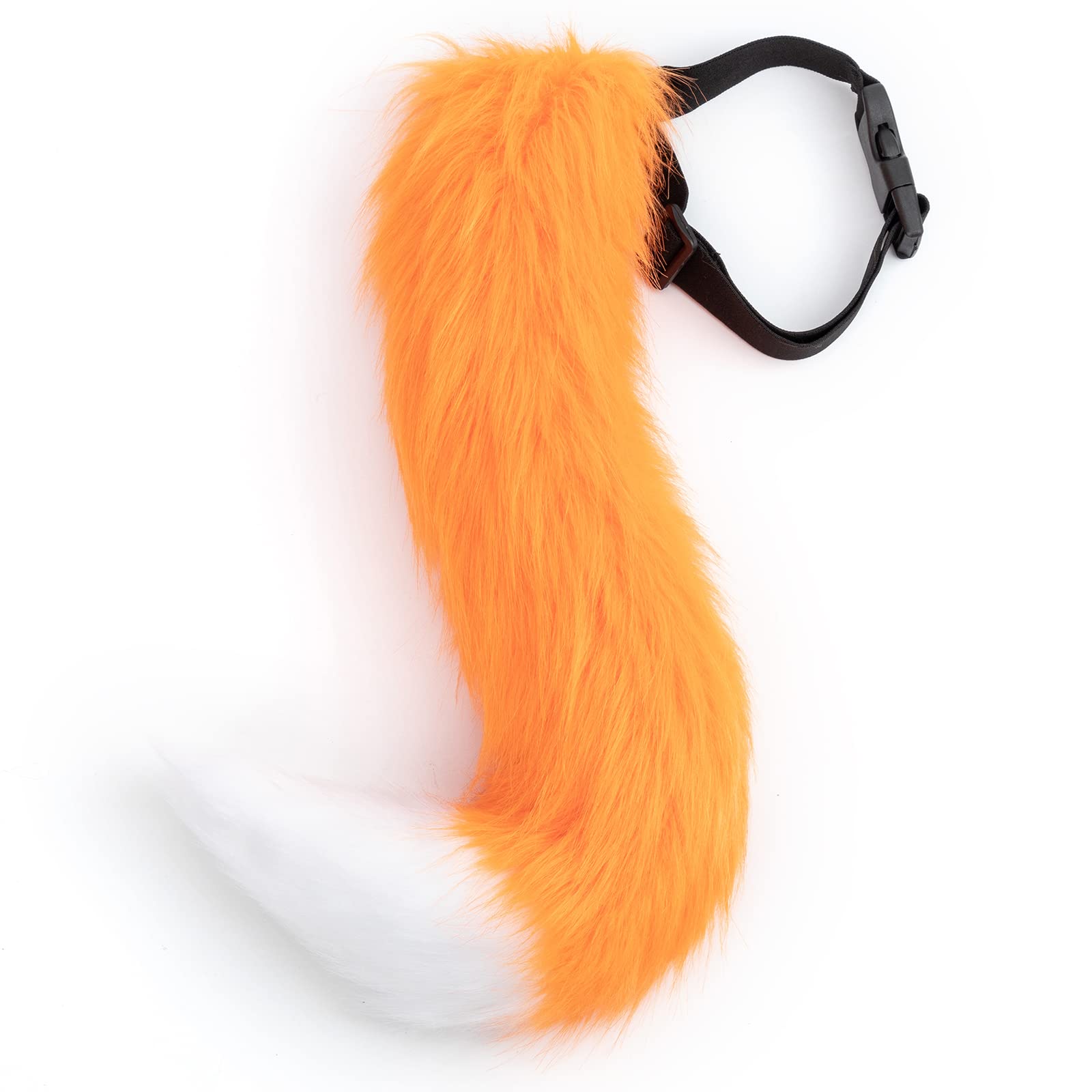 DRESHOW Fox Fur Tail Cosplay Costume Party Super Huge Fluffy Tail for Women — image 1