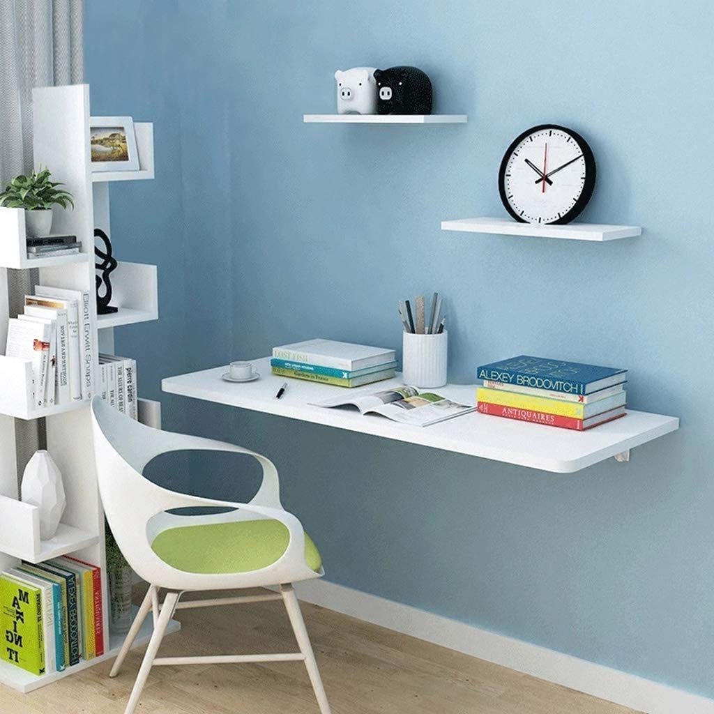 WallMounted Folding Work from Home Desk, Work Desk, Laptop Desk Space