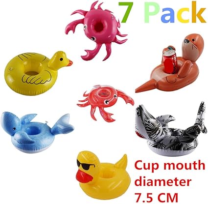 inflatable drink holders for pool