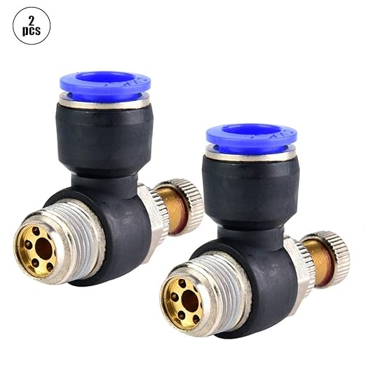 2pcs Pneumatic Fittings,Pneumatic Fittings Regulator Valve,Tube Air