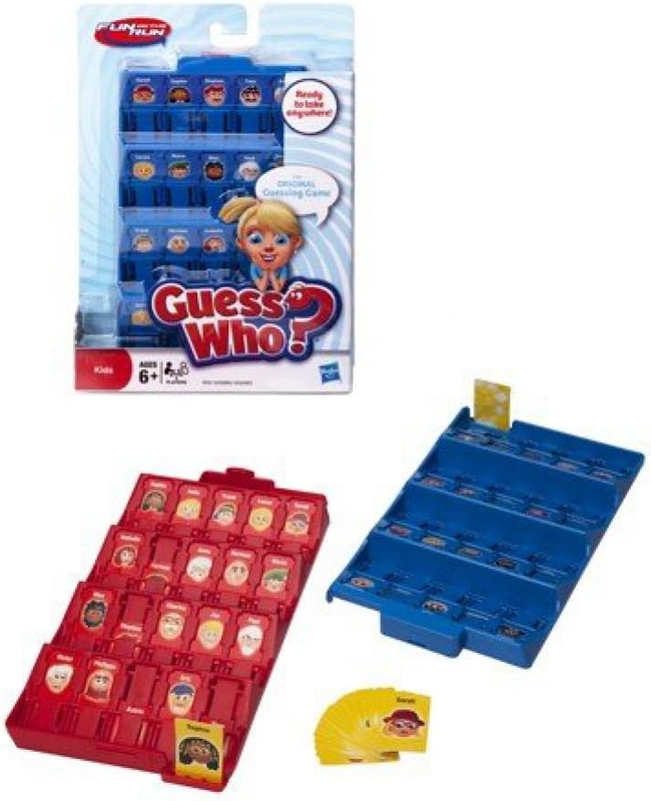 Hasbro Travel Guess Who Game Fun On The Run