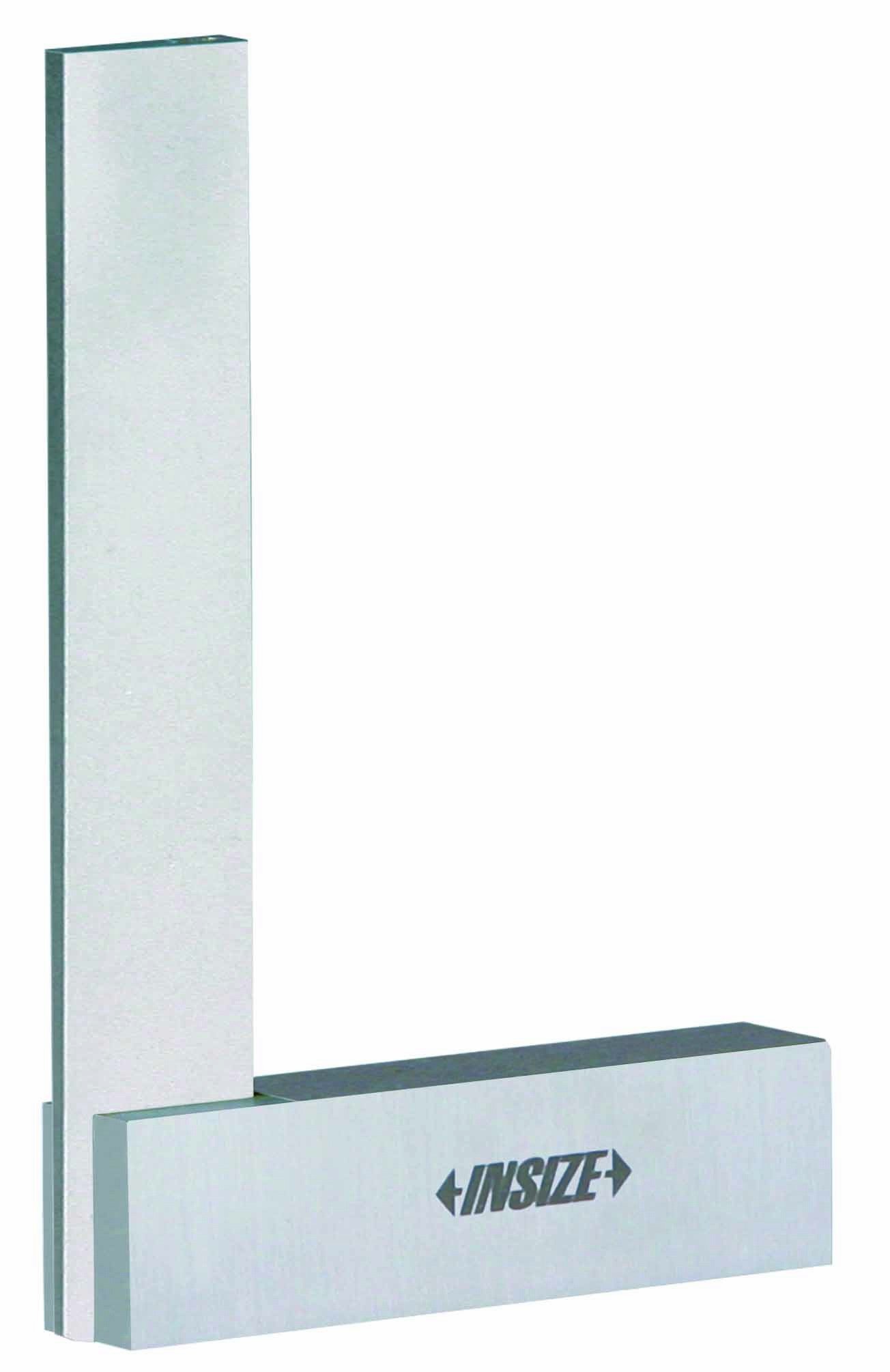 INSIZE 4792-100 90 Degree Flat Edge Square with Wide Base, DIN875, Grade 0, 100 mm x 70 mm