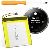 WRUMI for Nest gen 3 Battery Replacement: TL284443 Battery Replacement | for Nest Learning Thermostat 3rd Generation Pro T3008US Smart Home with Tool