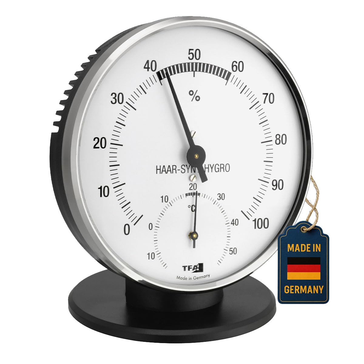 TFA Dostmann Thermo-Hygrometer, Multi-Colour, 0.8 x 13.5 x 3.8 cm