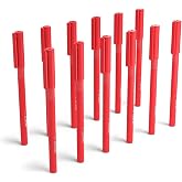 TRU RED Ballpoint Pens with Grip, Medium 1.0mm, Red Ink, 36-Pack | Comfortable writing pens for everyday office and classroom use.