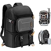 TARION 15L Camera Backpack Large Camera Bag with 15.6" Laptop Compartment
Side Access
Waterproof Raincover Outdoor Photog