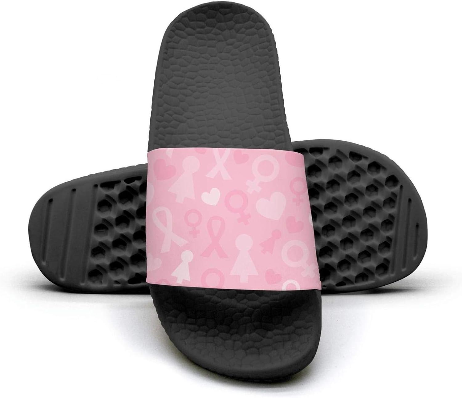 breast cancer awareness flip flops
