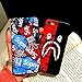 Kplvet iPhone 8 iPhone 7 Case,Ultra Soft Embossed Craft Durable Non Faded Coloring Super Slim Thin 4.7 iPhone-8 7 Case,Street Fashion Trend Basic Protective iPhone-Designer Cover (Red Black ShaYu)