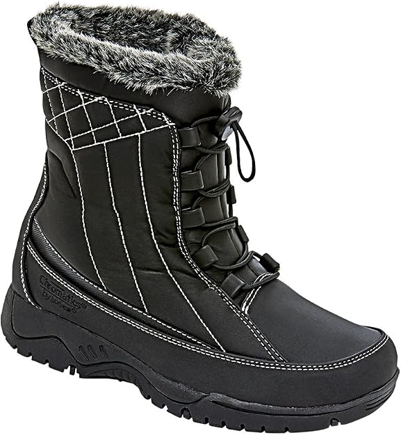 womens black wide width boots