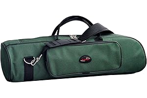 lahomia Wind Instrument Trumpet Gig Bag Case Durable Soft Padded Portable Double Zippers and Adjustable Shoulder Strap Storag