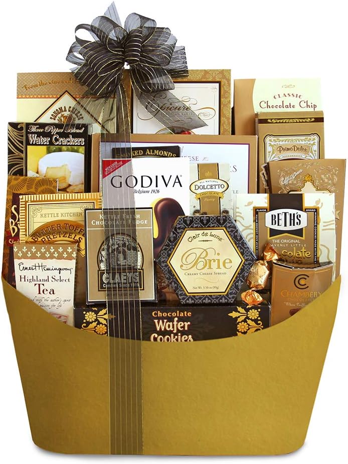 California Delicious Black Tie Gourmet Gift Basket