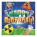 Creative Converting 317531 16 Count Paper Lunch Napkins, Happy Birthday, Mad Scientist