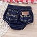 Baby Girls Plaid Ruffle Bowknot Tank Top+Denim Shorts Outfit with Headband