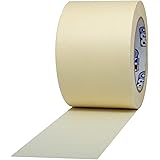 ProTapes Pro 795 Crepe Paper General Purpose Masking Tape, 60 yds Length x 3" Width, Tan (Pack of 1)