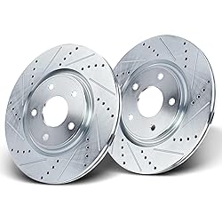 A-Premium 12.99 inch (330mm) Front Drilled and