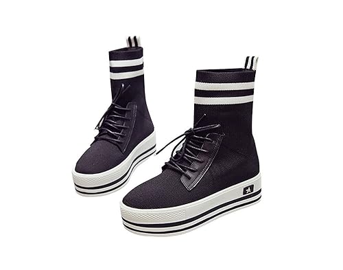 Amazon 厚底スニーカー レディース ショートブーツ ソックスブーツ