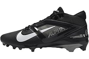 Nike Alpha Menace 4 Elite Football Cleats (FD7036-600, University Red/Team Red/Black/White)