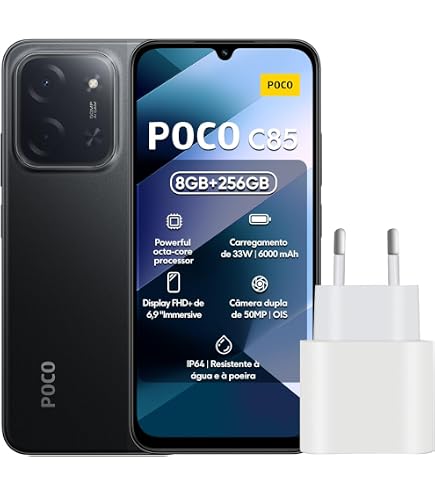 Smartphone Xiaomi Poco C85 NFC Purple Roxo) 6GB RAM 128GB ROM