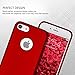 iPhone 7 Case Red,ANLI(TM) [Perfect Slim Fit] [Light Weight] Ultra Thin Soft Touch Flexible Protective Case Back Cover Bumper for Apple iPhone 7 4.7 inch